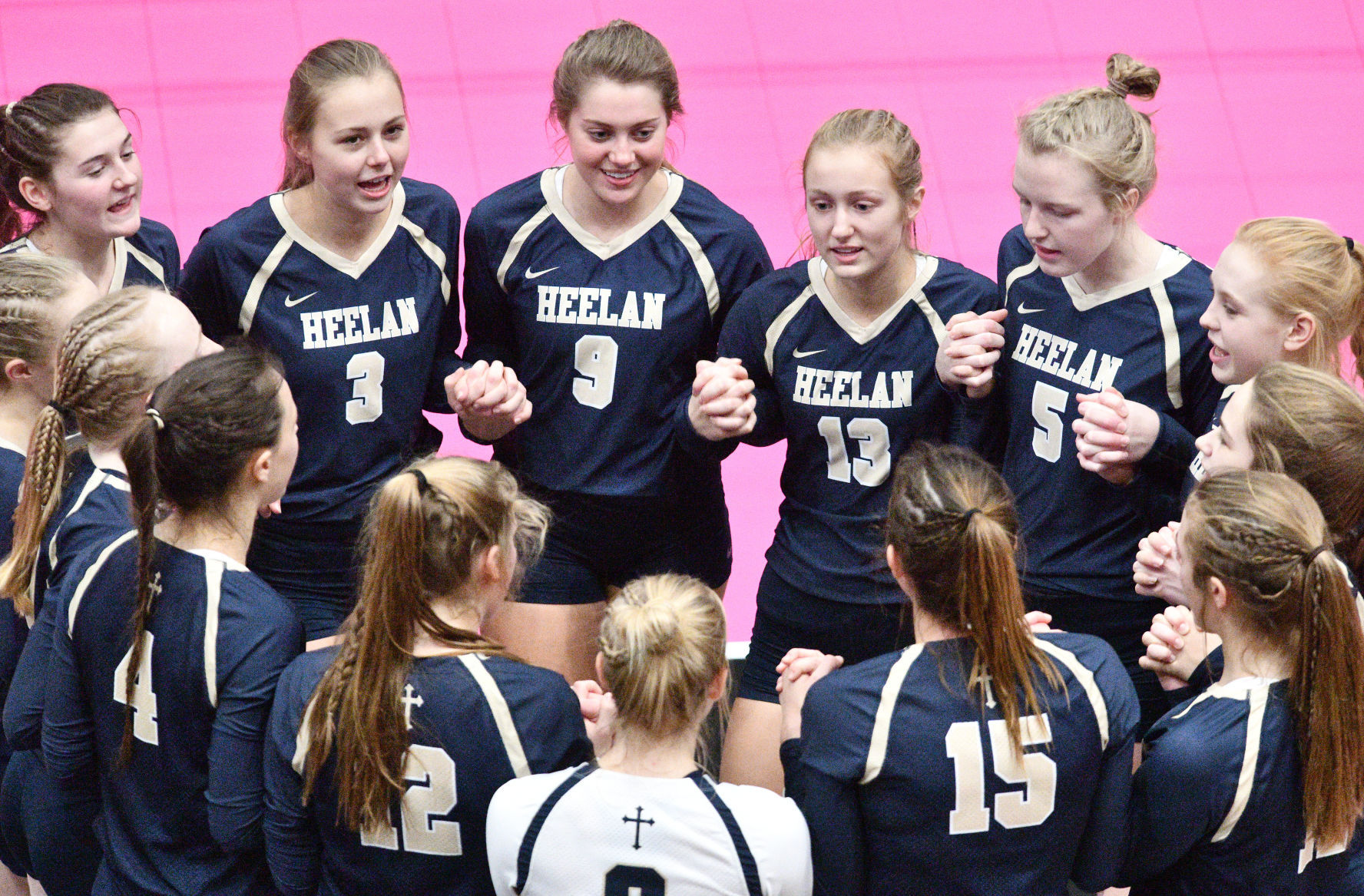 Sergeant Bluff-Luton vs Bishop Heelan state volleyball